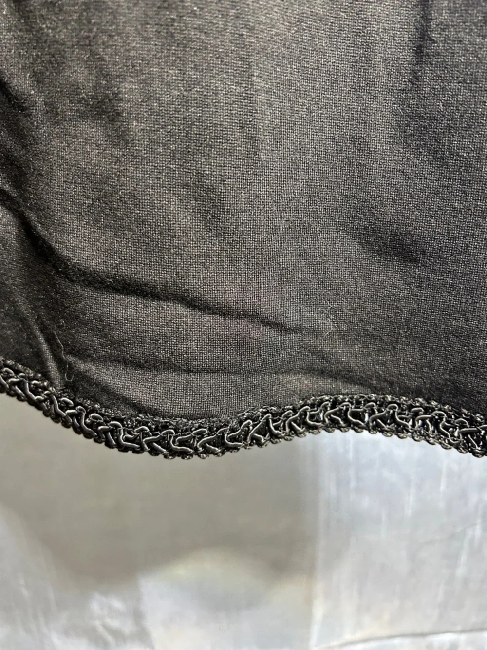 Zara Black Short-Sleeve Top with Cream Floral Patch and 'Love' Script - Picture 3 of 4